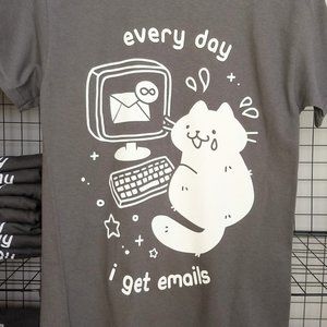 Crowlines Every Day I Get Emails T-Shirt
